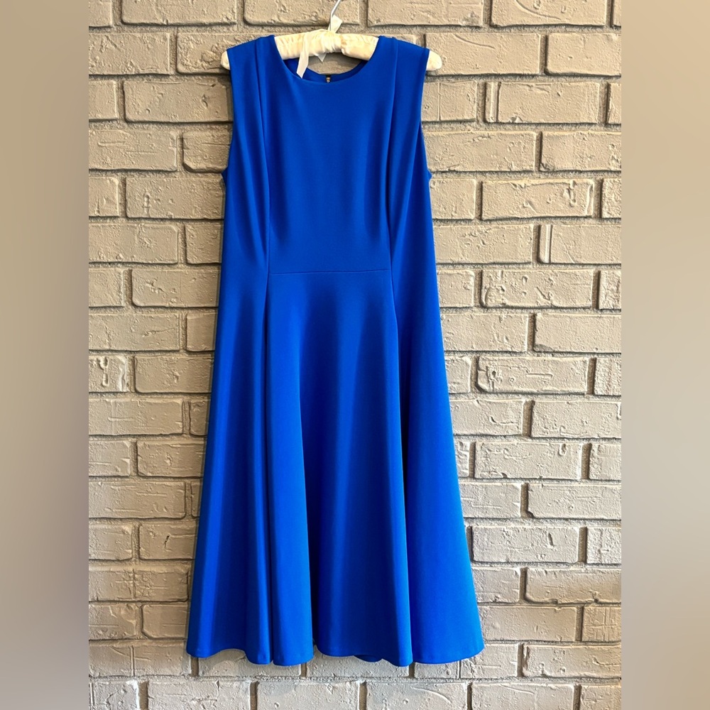 Calvin Klein Royal Blue Midi Dress